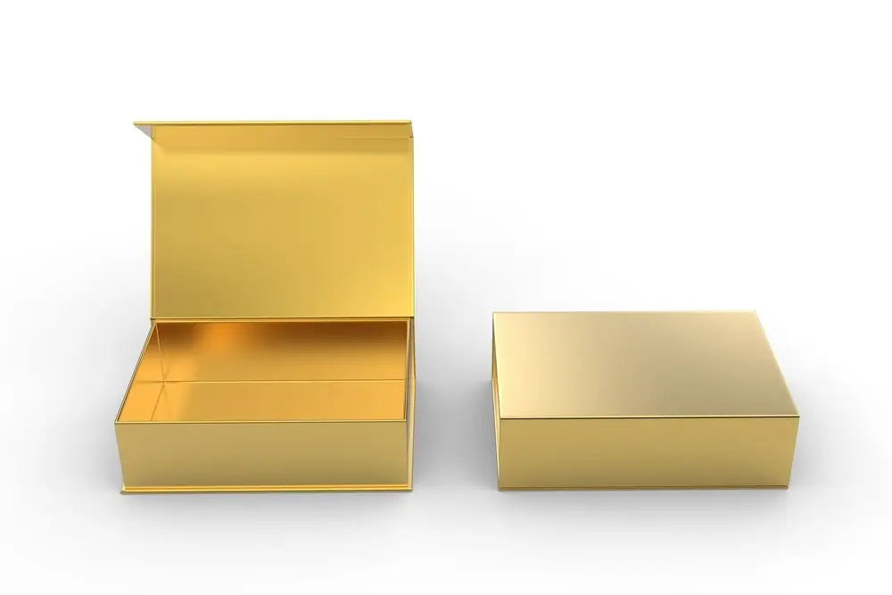 złote ozdobne pudełko